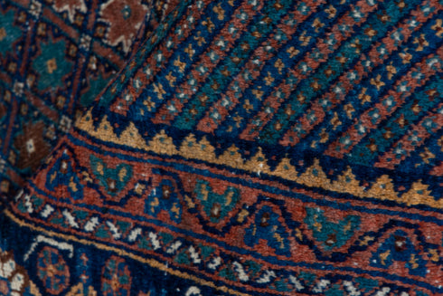 Antique Afshar Area Rug (5' x 7')